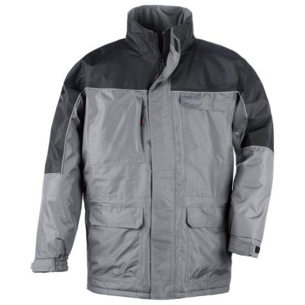 Coverguard Ripstop szakadásbiztos munkavédelmi kabát szürke/fekete színben L