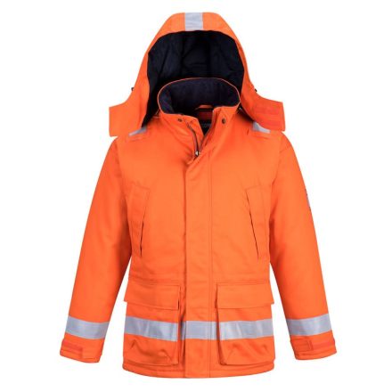 Portwest AF82 Araflame bélelt téli kabát narancs színben L