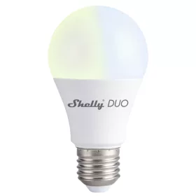   SHELLY DUO (E27) WIFI-S, FÉNYMELEGSÉG- ÉS FÉNYERŐ-SZABÁLYOZHATÓ OKOSIZZÓ