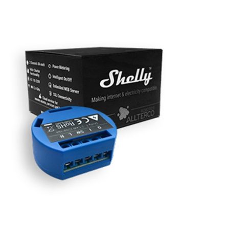Shelly 1 egycsatornás Wi-Fi-s okosvezérlés