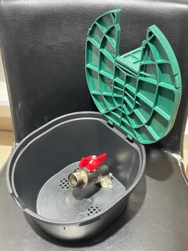 FEDELES DOBOZ/AKNA 3/4" FÉM CSAPPAL OVÁL RAIN