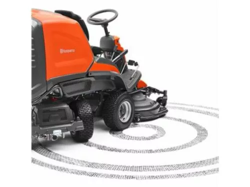 HUSQVARNA RC 320TS AWD RIDER FŰNYÍRÓ FŰGYŰJTŐVEL, VÁGÓASZTAL NÉLKÜL