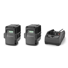HUSQVARNA AKKU/TÖLTŐ KIT STARTER 2xBLI200 80W TÖLTŐ