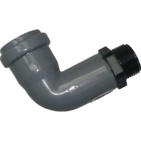   KÚTCSATLAKOZÓ 50X6/4" KÖNYÖK PVC, SZIVATTYÚ CSATLAKOZÓ