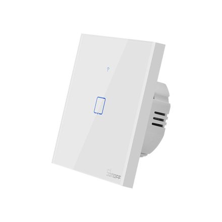 Sonoff TX T1 EU 1C WiFi + RF vezérlésű, távvezérelhető, érintős villanykapcsoló (fehér)