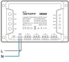 SONOFF 4CH PRO (R3) INTERNETRŐL TÁVVEZÉRELHETŐ, WIFI-S ÉS RF-ES IDŐZÍTHETŐ KAPCSOLÓ RELÉ NÉGY ÁRAMKÖRHÖZ